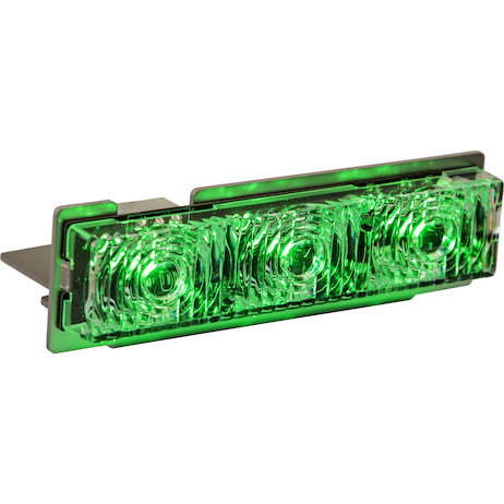 Clear Middle Strobe Reflector With 3 LED