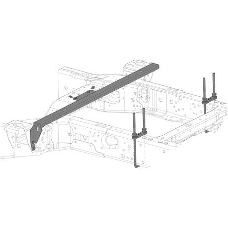 Backpack Mounting Adapter For Ford F350, F450, F550 (2020+), including Diesel