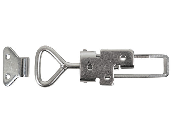 6" Heavy Duty Stainless Steel Adjustable-Grip Draw Latch