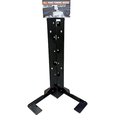 Display Rack for Ball Mount Hitches, Pintle Mounts and Receiver Adapters