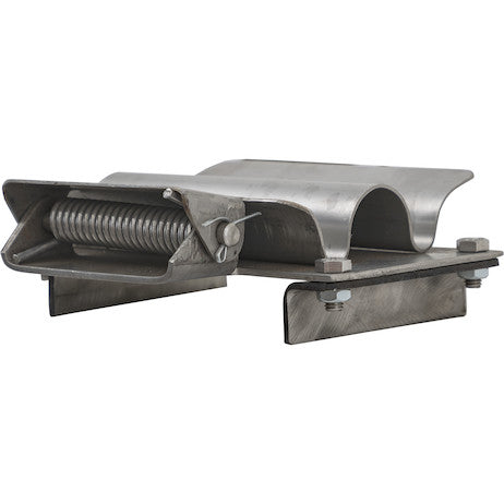 1 Inch Carbon Steel Offset Mount for Carbon Steel Shovel Holder, Weld-On,  w/hardware