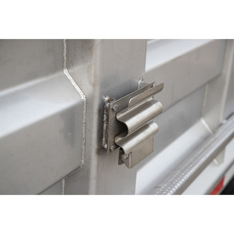 2-3/8 Inch Stainless Steel Offset Mount for Stainless Steel Shovel Holder, Weld-On, w/hardware