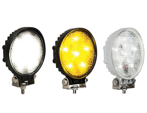 4.5 Inch Clear LED Flood Light with White Housing