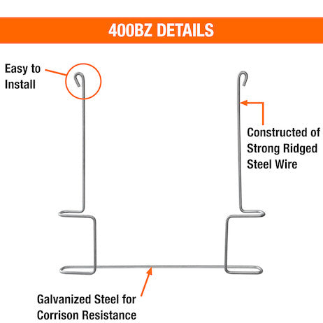 Galvanized Anti-Sail Brackets for Use With 20-Inch-Wide Mud Flaps (pair)