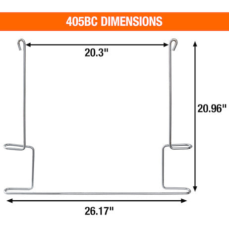 Chrome Plated Anti-Sail Brackets for Use With 24-Inch-Wide Mud Flaps (pair)