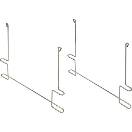 Chrome Plated Anti-Sail Brackets for Use With 24-Inch-Wide Mud Flaps (pair)