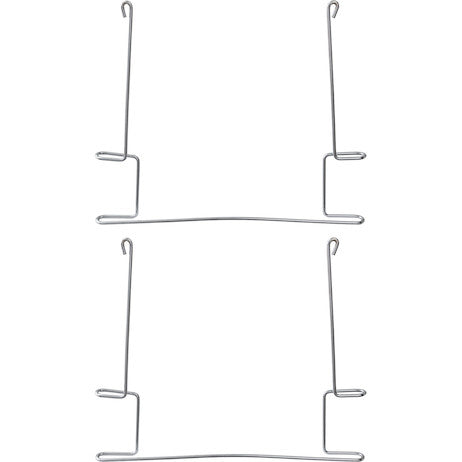 Chrome Plated Anti-Sail Brackets for Use With 24-Inch-Wide Mud Flaps (pair)
