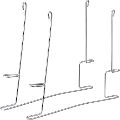 Chrome Plated Anti-Sail Brackets for Use With 24-Inch-Wide Mud Flaps (pair)