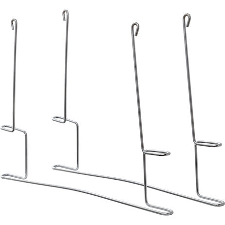 Chrome Plated Anti-Sail Brackets for Use With 24-Inch-Wide Mud Flaps (pair)
