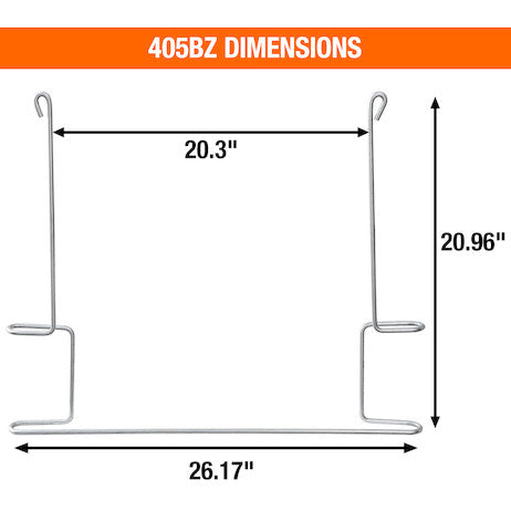 Galvanized Anti-Sail Brackets for Use With 24-Inch-Wide Mud Flaps (pair)