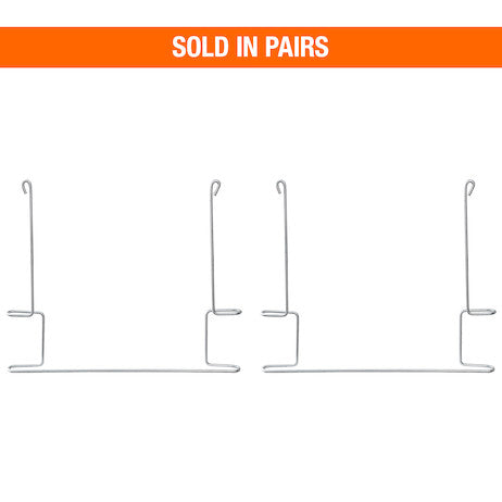 Galvanized Anti-Sail Brackets for Use With 24-Inch-Wide Mud Flaps (pair)