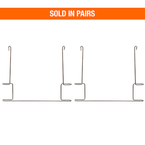 Stainless Steel Anti-Sail Brackets for Use With 24-Inch-Wide Mud Flaps (pair)