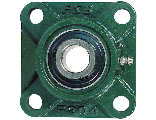 3/4 Inch Shaft Diameter Set Screw Style Flange Bearing - 4 Hole