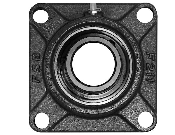 Replacement 4-Hole 2 Inch Set Crew Locking Flanged Auger Bearing for SaltDogg?? Spreader