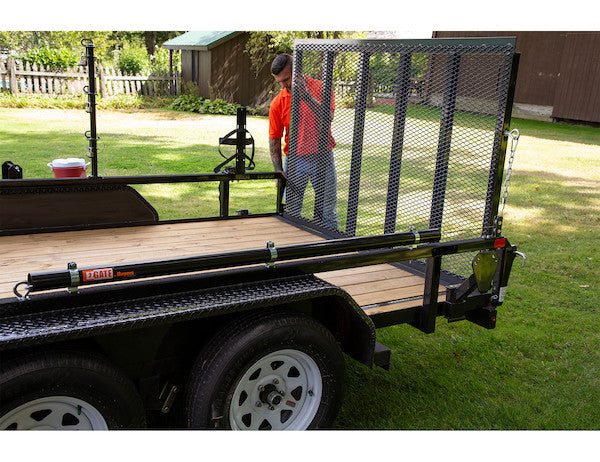 EZ Gate??? Tailgate Assist for Open Landscape Trailers