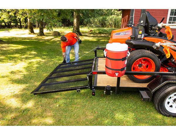 EZ Gate??? Tailgate Assist for Open Landscape Trailers