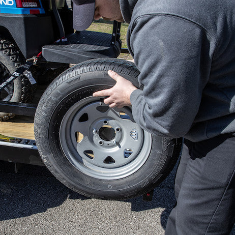 Stake Pocket Spare Tire Carrier