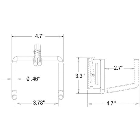 E-Track Wide Tool Holder