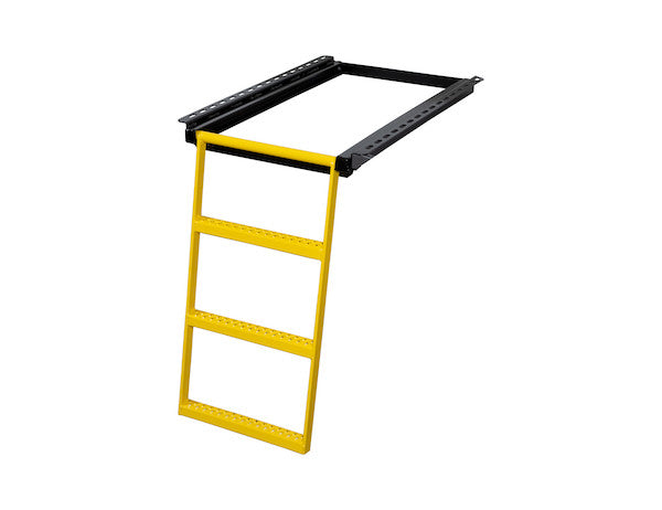 Yellow 3-Rung Retractable Truck Step