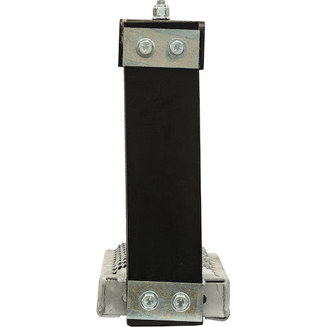 Flexible Rubber Step with Galvanized Steel Diamond Deck-Span Tread - 12x11 Inch