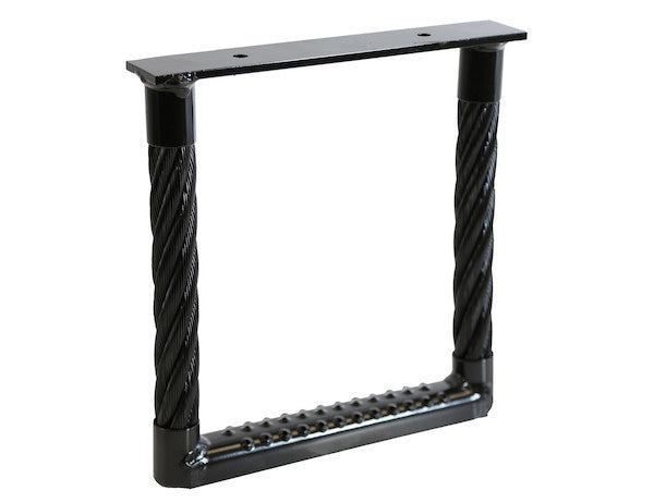 5231212 - Black Powder Coated Cable Type Truck Step - 12 x 12 x 1.38 Inch Deep