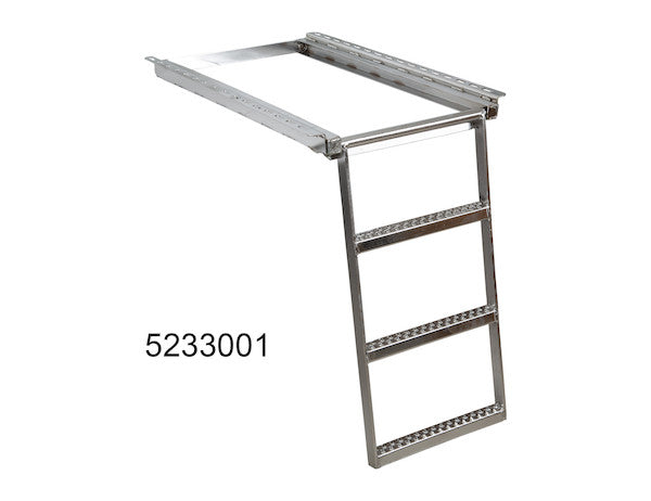 Black 3-Rung Retractable Truck Step
