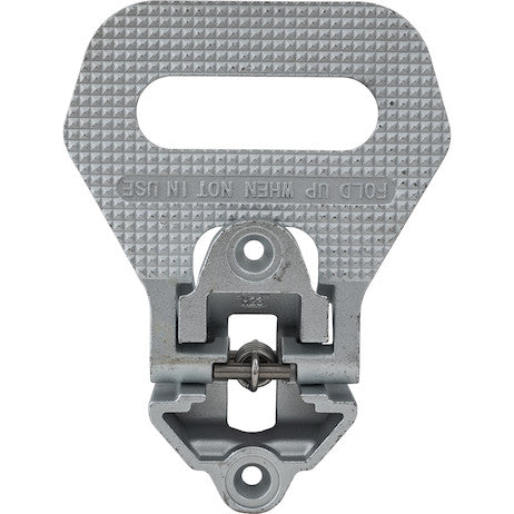 Safety Folding Foot/Grab Step - Zinc Finish