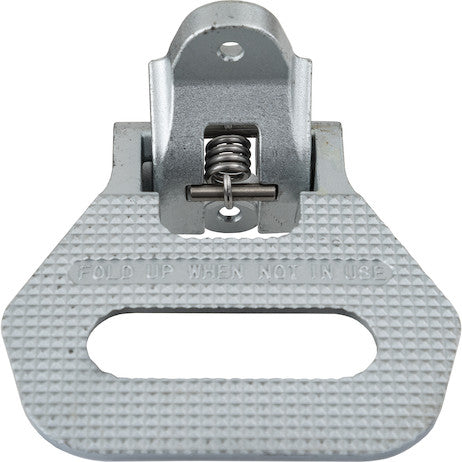 Safety Folding Foot/Grab Step - Zinc Finish