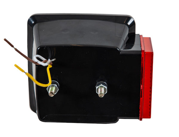 Driver Side 5 Inch Box-Style LED Stop/Turn/Tail Light for Trailers Under 80 Inches Wide (Includes License Light)