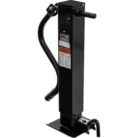 12 Inch Heavy-Duty Side Pin 4 Inch Square Jack with Handle, Packaged