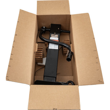 12 Inch Heavy-Duty Side Pin 4 Inch Square Jack with Handle, Packaged