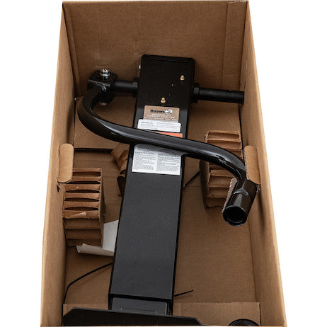 12 Inch Heavy-Duty Side Pin 4 Inch Square Jack with Handle, Packaged