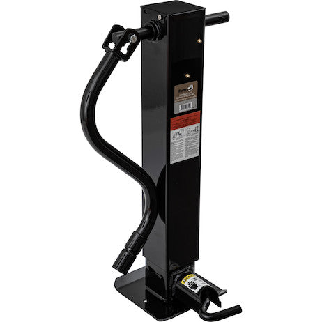 12 Inch Heavy-Duty Front Pin 4 Inch Square Jack with Handle, Packaged