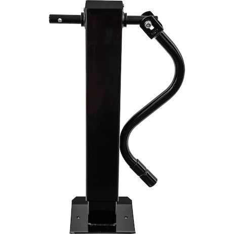 12 Inch Heavy-Duty Front Pin 4 Inch Square Jack with Handle, Packaged