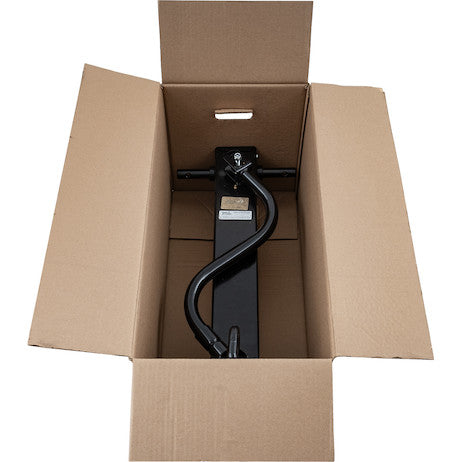12 Inch Heavy-Duty Front Pin 4 Inch Square Jack with Handle, Packaged
