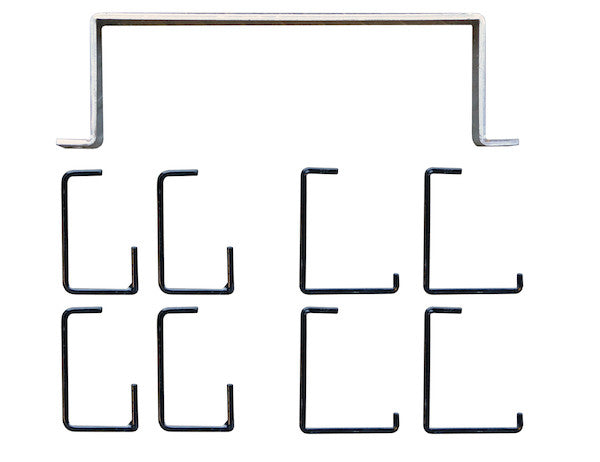 Diamond Tread Aluminum Conduit Carrier 11 x 6 x 121-3/8 Inch