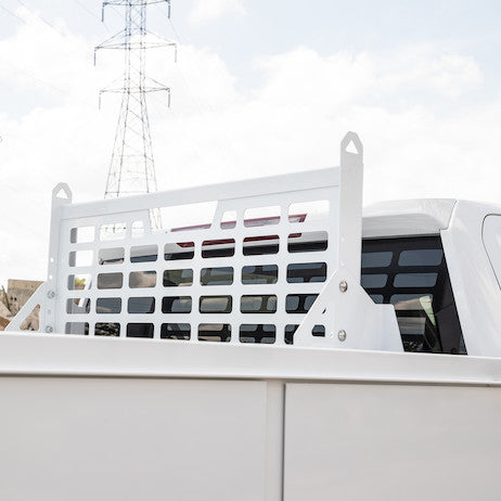54-inch Gloss White Kabgard??? with Mounting Kit for Dual-Wheel Service Bodies with 54-Inch-Wide Floors