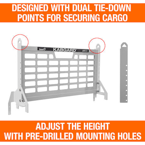54-inch Gloss White Kabgard??? with Mounting Kit for Dual-Wheel Service Bodies with 54-Inch-Wide Floors