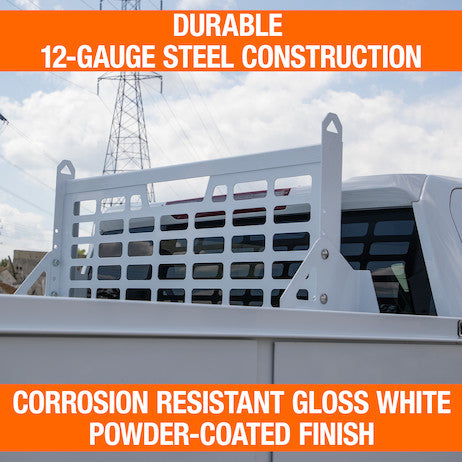 54-inch Gloss White Kabgard??? with Mounting Kit for Dual-Wheel Service Bodies with 54-Inch-Wide Floors