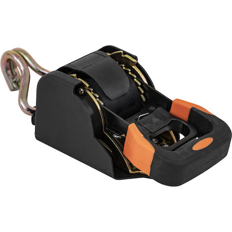 8 Foot Heavy Duty Retractable Ratchet Tie Down - Full Cut Case (4 Pieces Per Case)