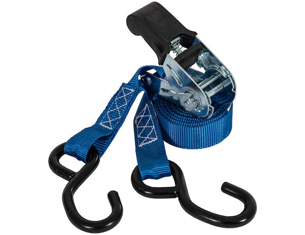 5483215 - 12 Foot Standard Duty Ratchet Tie Down with Rubber Grip - 4 Pack