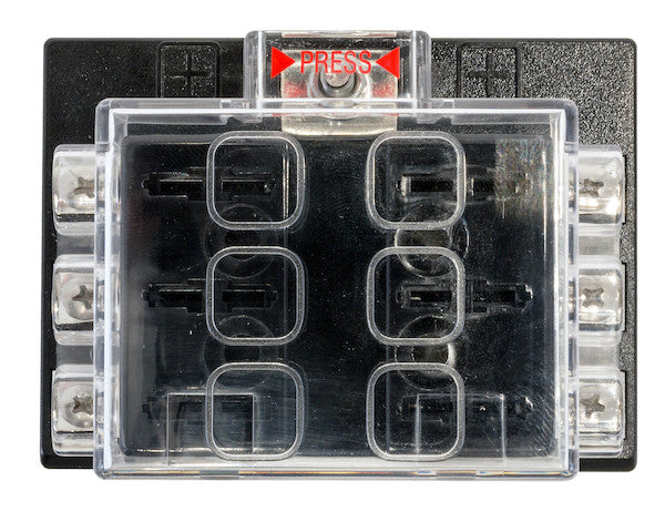 6-Way Fuse Box with Cover