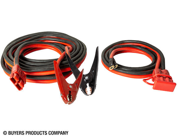 5601026 - 28 Foot Long Booster Cables With Blue Quick Connect - 600 Amp
