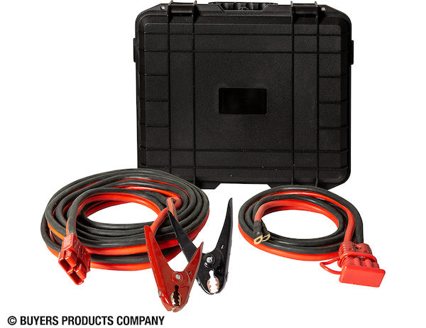 32.5 Foot Long Booster Cables with Red Quick Connect - 800 Amp