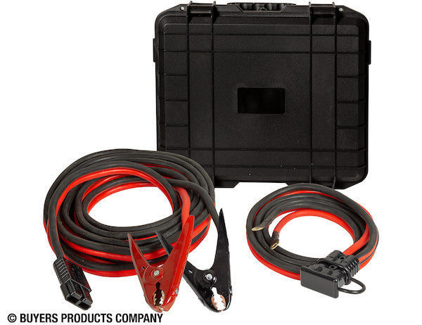32.5 Foot Long Booster Cables with Black Quick Connect - 1000 Amp