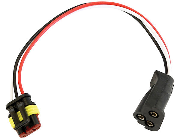 DOT Light Plug 3-Wire AMP-Style Plug With 3-Pin PL-3 Female Plug 