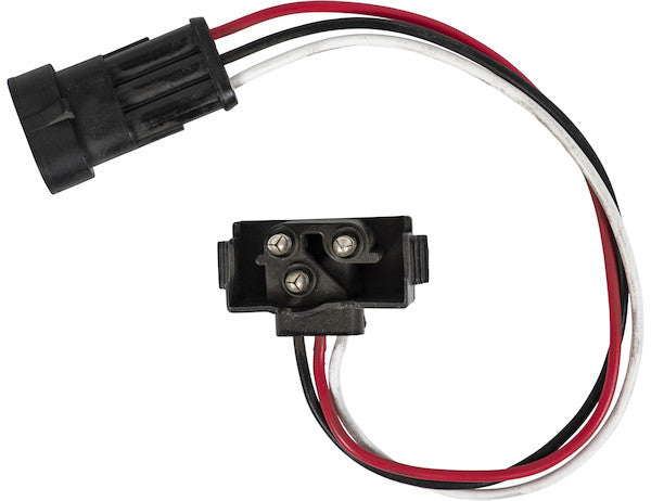 DOT Light Plug 3-Wire AMP-Style Female Plug With 3-Pin Right Angle PL-3 Male Plug 