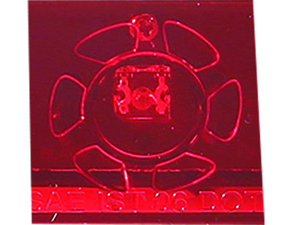 17 Inch Red Slimline Stop/Turn/Tail Light With 9 LED