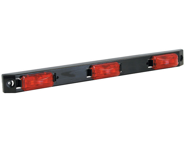 5621719 - 17 Inch Red Polycarbonate ID Bar Light With 9 LED