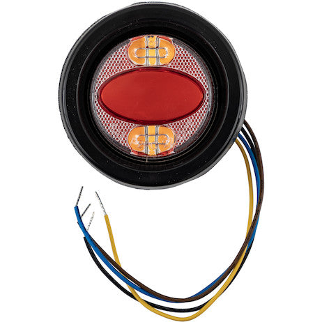2 Inch Marker Strobe Combo Light - Amber/Red